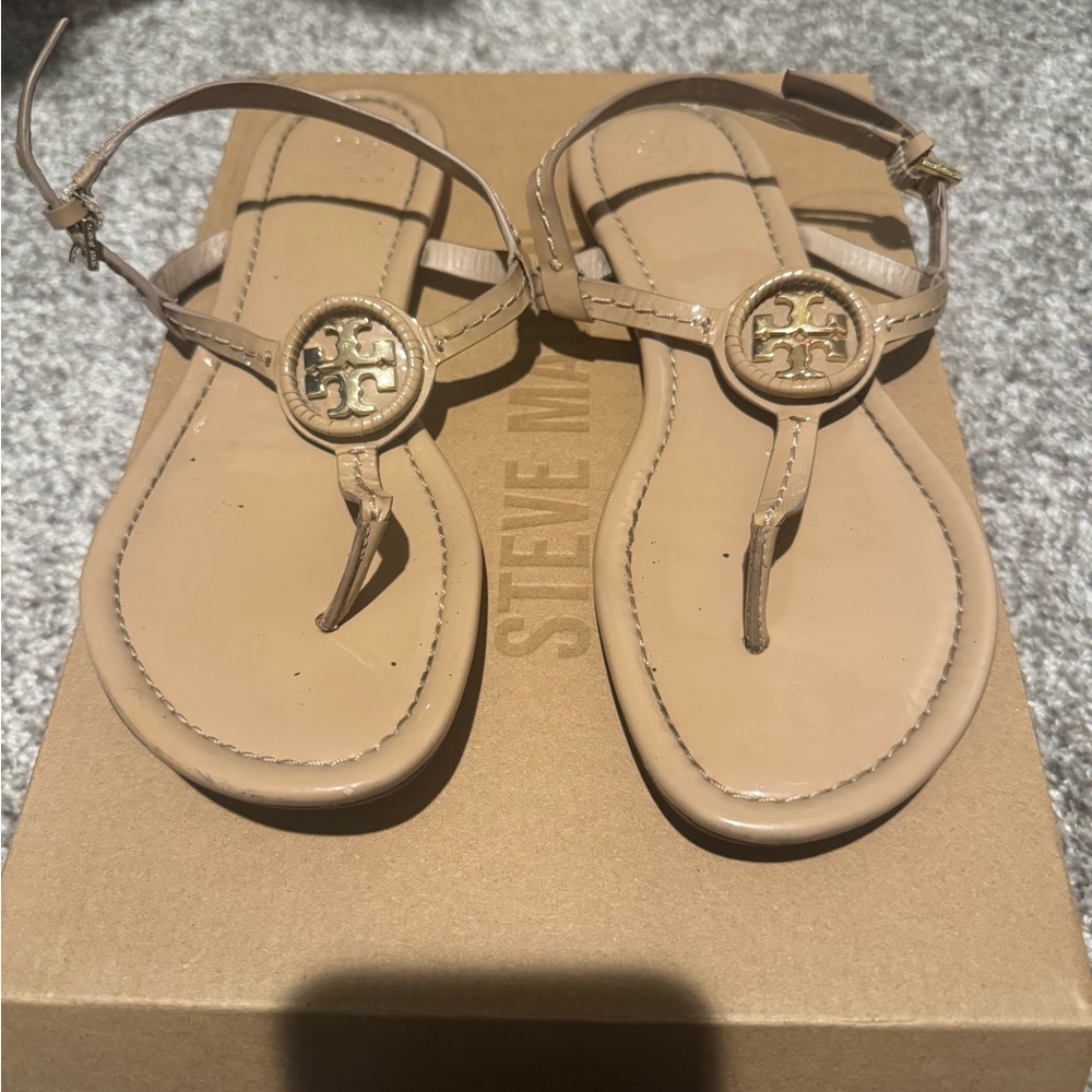 Tory Burch Tan Thong Sandals